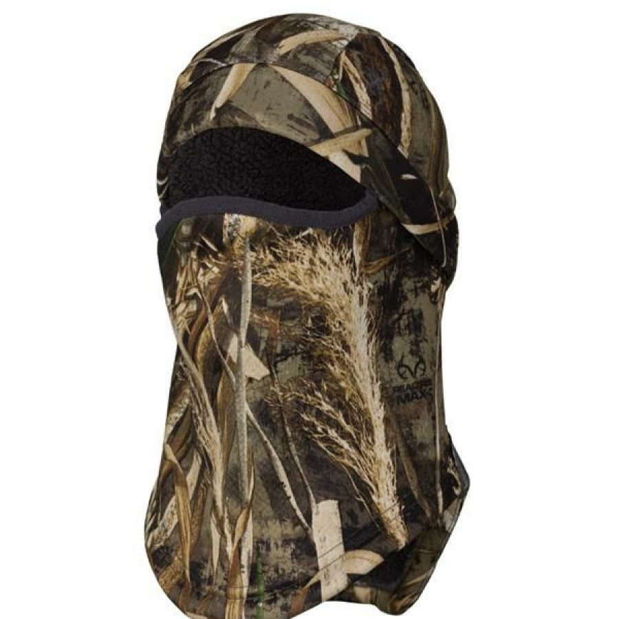 Clothing Browning | Browning Caps, Beanies And Accessories Men'S Wicked Wing High Pile Balaclava Realtree Max-5