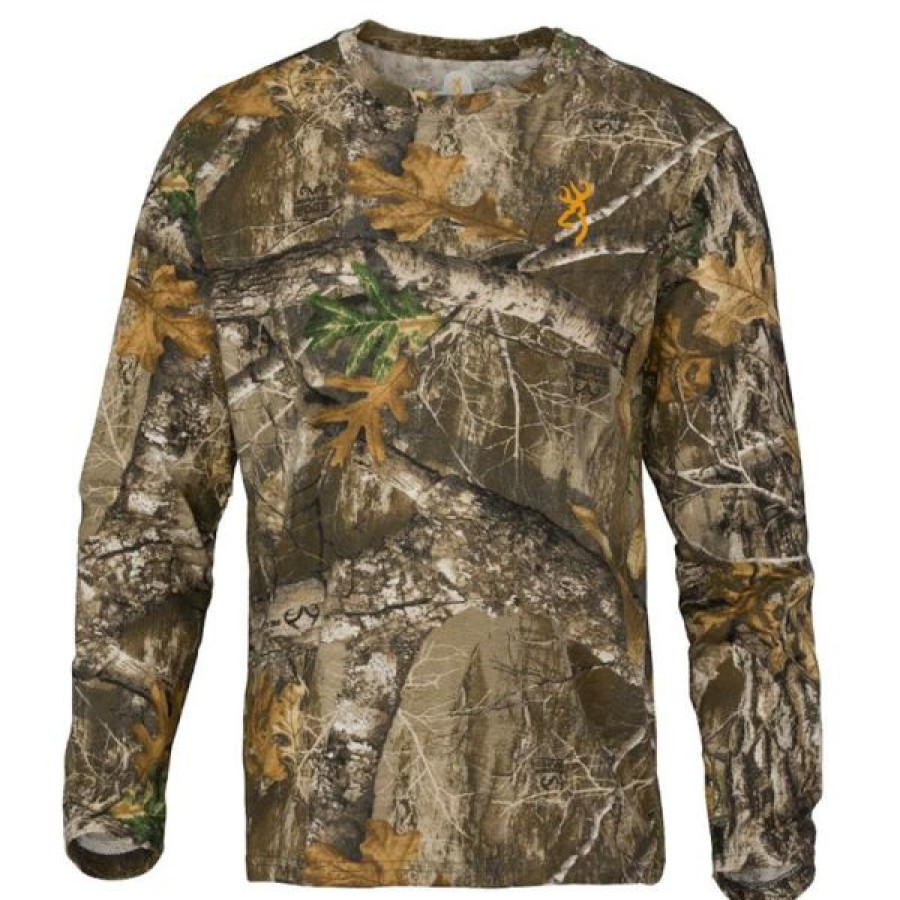 Clothing Browning | Browning Vests Men'S Wasatch Long Sleeve T-Shirt