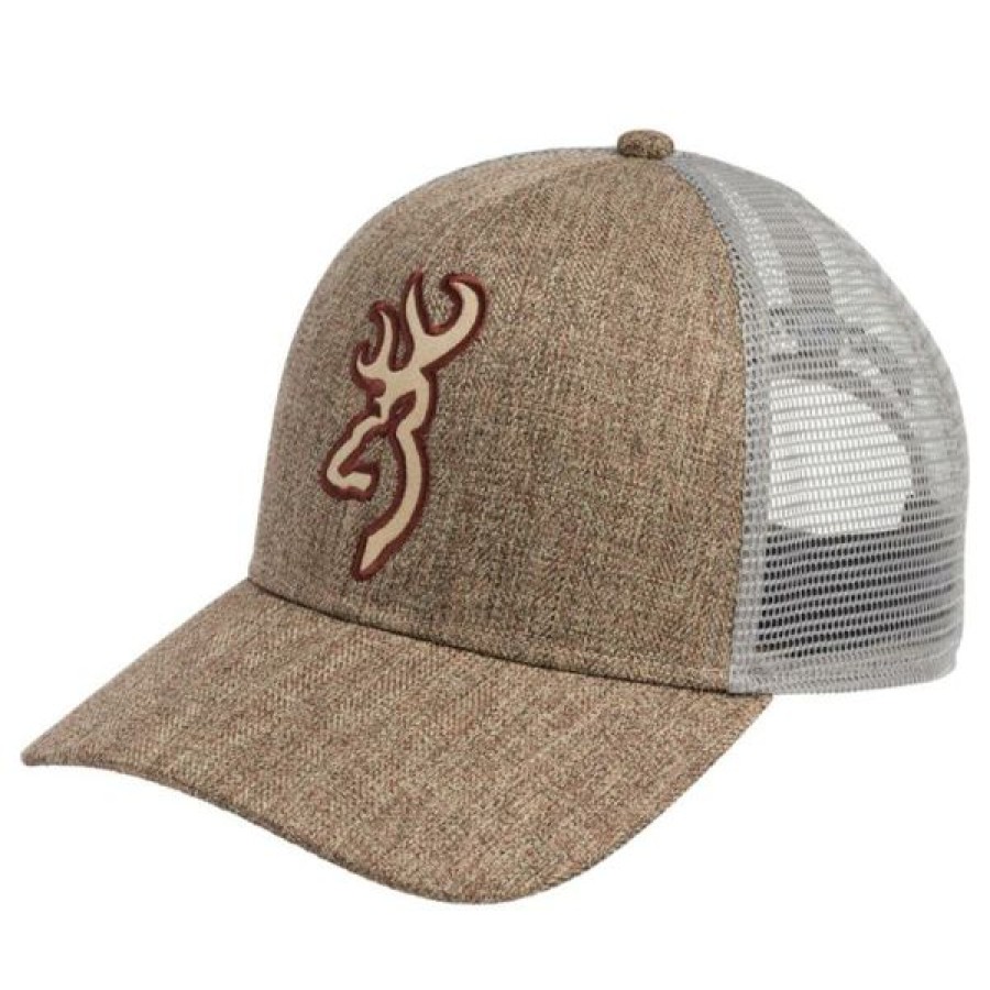 Clothing Browning | Browning Caps, Beanies And Accessories Men'S Derby Cap Heather Brown