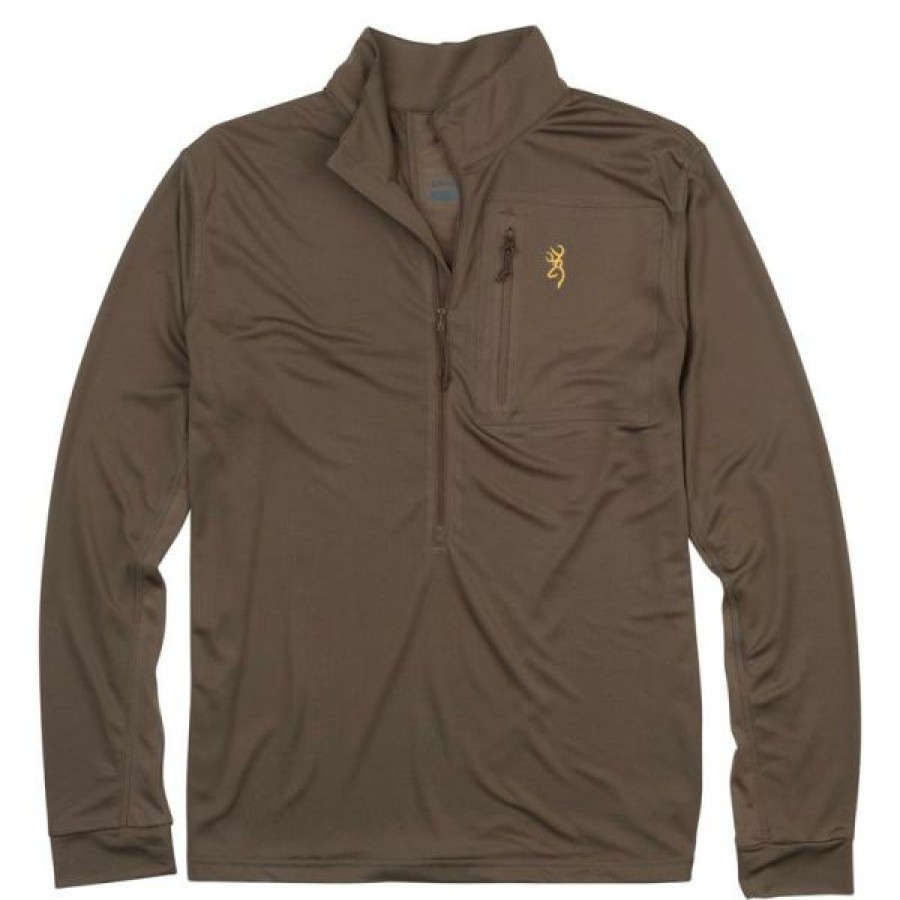 Clothing Browning | Browning Jackets Men'S Early Season 3/4 Zip Shirt