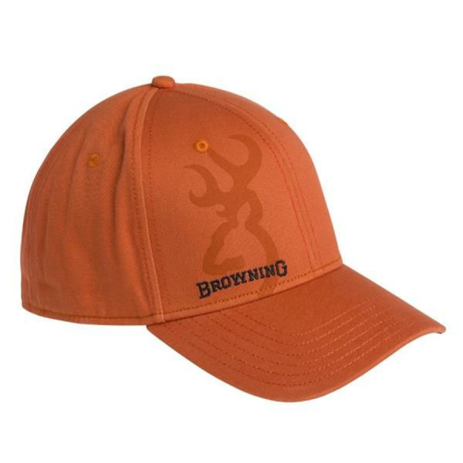 Clothing Browning | Browning Caps, Beanies And Accessories Men'S Big Buck Cap Orange