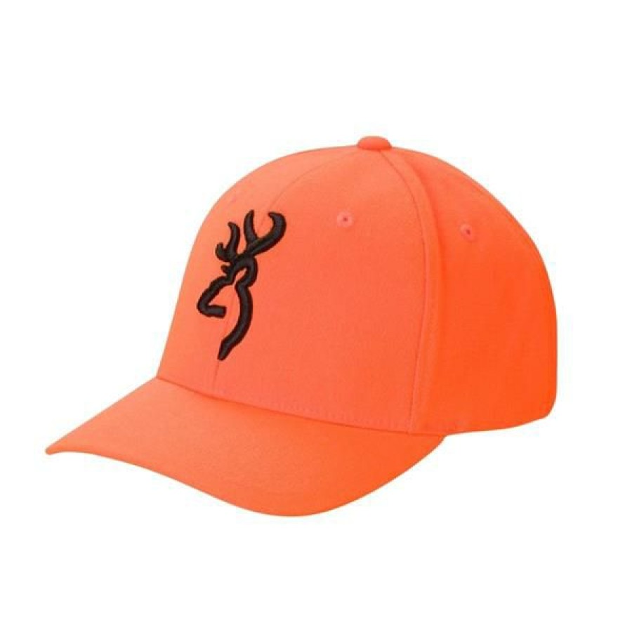 Clothing Browning | Browning Caps, Beanies And Accessories Flexfit Safety Cap Orange