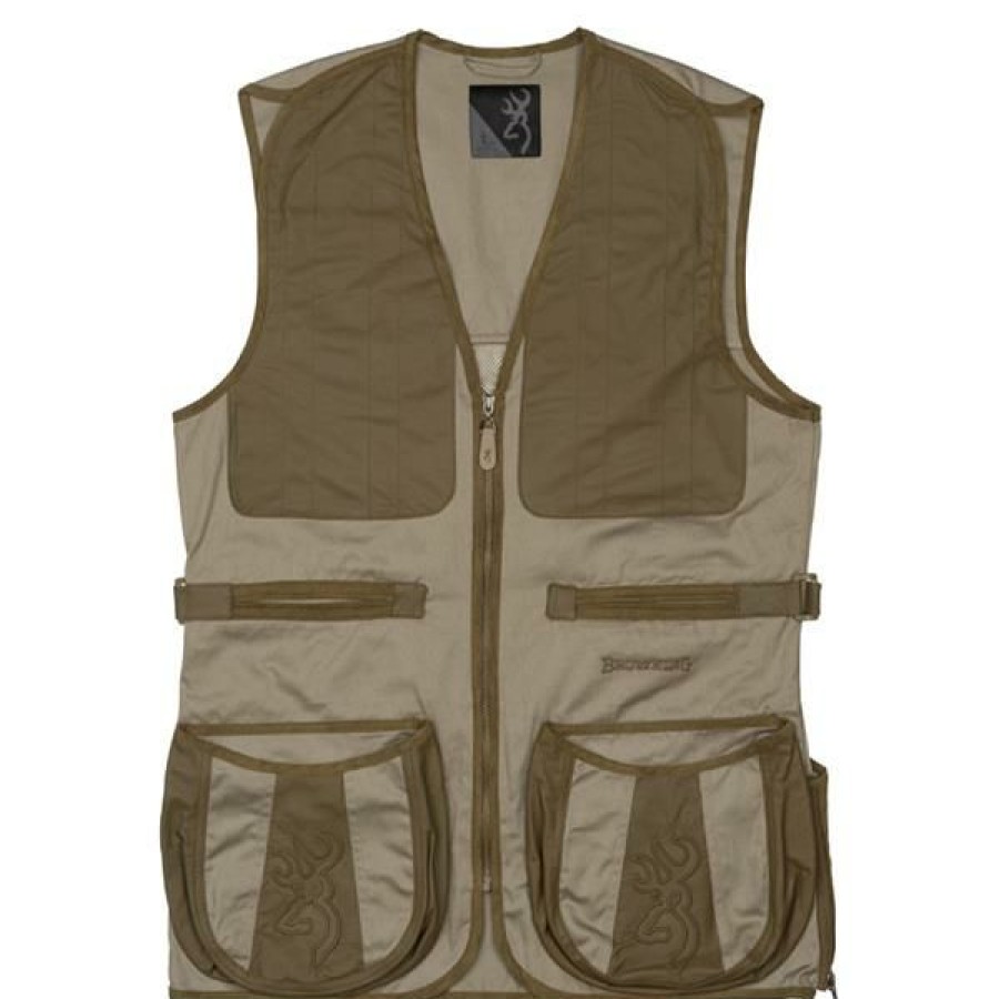 Clothing Browning | Browning Caps, Beanies And Accessories Men'S Dutton Shooting Vest Military